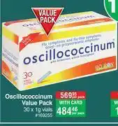 Dis-Chem Oscillococcinum value pack 30 x 1g vials-per pack offer