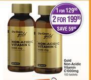 Dis-chem gold non acidic vitamin c1000mg 100 tablets-for 1 offer at Dis ...