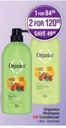 Dis-Chem Organics shampoo or conditioner assorted-1l offer