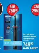 Dis-Chem Oral-b pro 3 cross action electric powerbrush offer