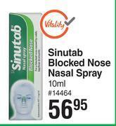 Dis-Chem Sinutab blocked nose nasal spray-10ml offer