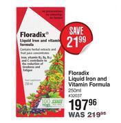 Dis-Chem Floradix liquid iron & vitamin formula-250ml offer