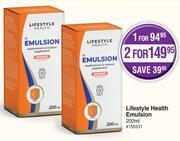 Dis-Chem Lifestyle health emulsion-200ml offer