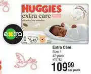 Dis-Chem Huggies extra care-42 per pack offer