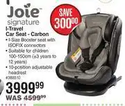 Joie signature i-travel car seat-carbon