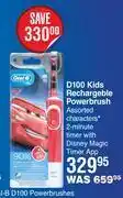 Dis-Chem Oral-b d100 kids rechargeble powerbrush offer