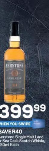 Pick n Pay Whiskey 750ml aerstone offer