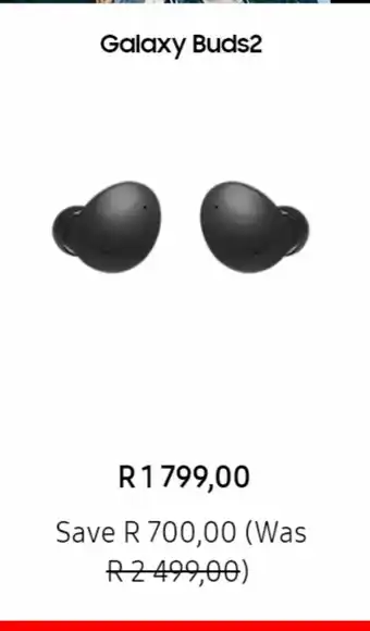 Samsung Galaxy buds2 offer