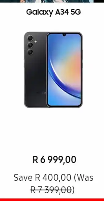 Samsung Galaxy a34 5g offer