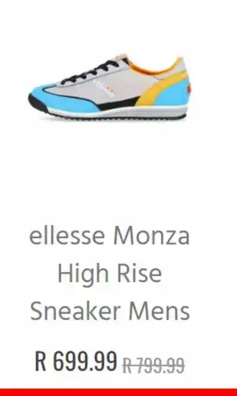 Side Step Ellesse monza high rise sneaker mens offer