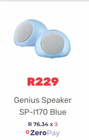 Matrix Warehouse Genius speaker sp- i170 blue offer