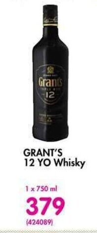 Makro GRANT'S 12 YO Whisky offer
