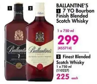 Makro BALLANTINE'S 7 YO Bourbon Finish Blended Scotch Whisky offer