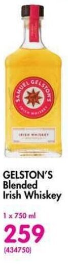 Makro GELSTON'S Blended Irish Whiskey offer