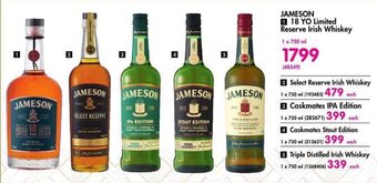 Makro JAMESON 18 YO Limited Reserve Irish Whiskey offer