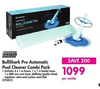 KREEPY KRAULY BullShark Pro Automatic Pool Cleaner Combi Pack