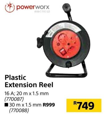 Builders Warehouse Plastic Extension Reel offer
