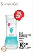 Dis-Chem Summer's eve 5 in 1 fragrance free cleansing wash-444ml offer