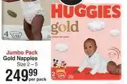 Dis-Chem Huggies gold nappies jumbo pack offer