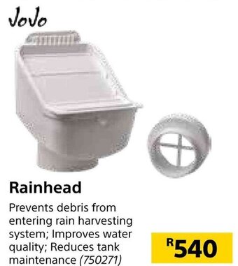 Builders Warehouse JoJo Rainhead offer