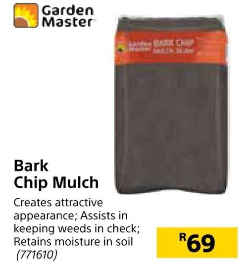 Garden Master Bark Chip Mulch offer at Builders Warehouse