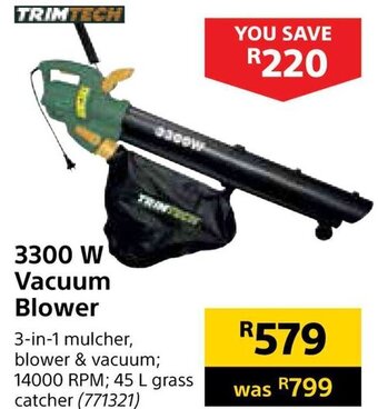 Builders Warehouse 3300 W Vacuum Blower offer