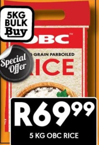 OBC Meat & Chicken 5 KG OBC RICE offer