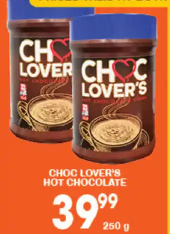 Giant Hyper Choc Lover's Hot Chocolate  250g q offer