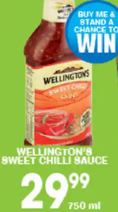 Giant Hyper Wellington's Sweet Chilli Sauce 750ml offer