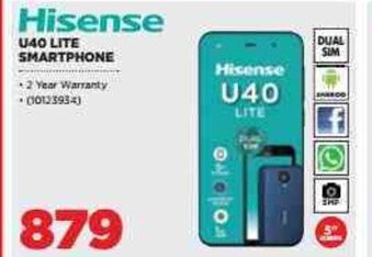 HiFi Corp Hisense U40 Lite Smartphone offer
