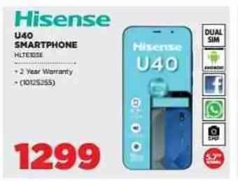 HiFi Corp Hisense U40 Smartphone offer