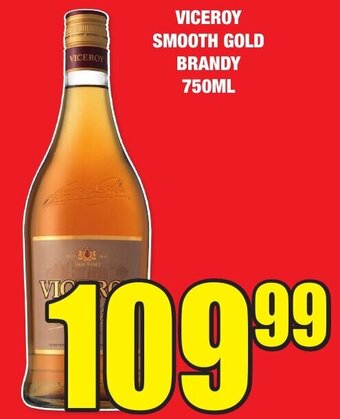 Boxer Liquors VICEROY SMOOTH GOLD BRANDY 750ML offer