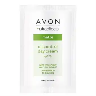 Nutraeffects matte oil control day cream sachet 2ml
