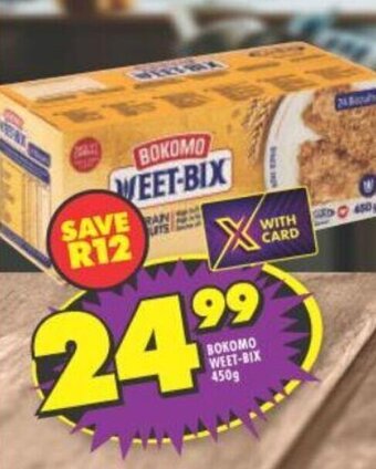 Shoprite BOKOMO WEET-BIX 450g offer