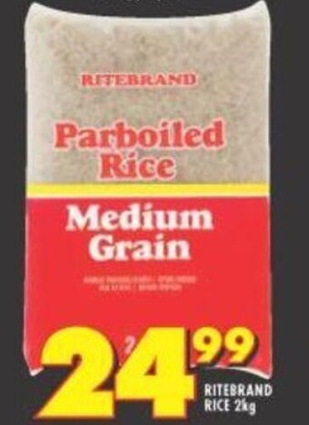 Shoprite RITEBRAND RICE 2kg offer