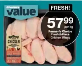 Checkers Farmer's Choice Fresh 8-Place Chicken Wings offer
