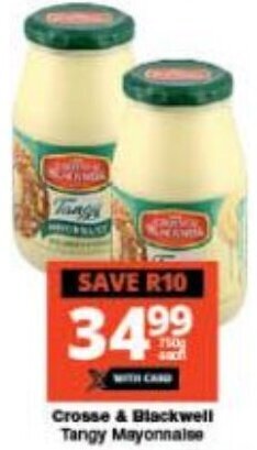 Checkers Crosse & Blackwell Tangy Mayonnaise offer