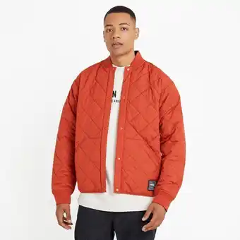 Markham Union-dnm orange regular quilted bomber jacket offer