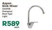 Aspen sink mixer 1163938-each