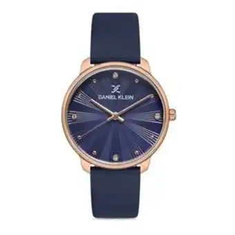 Truworths Rose gold navy leather watch offer