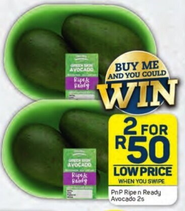 Pick n Pay PnP Ripen Ready Avocado 2s offer