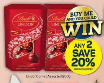 Pick n Pay Lindor Comet Assorted 200g offer