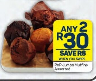 Pick n Pay PnP Jumbo Muffins Assorted offer