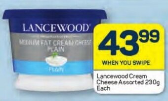 Pick n Pay Lancewood Cream Cheese Assorted 230g Each offer
