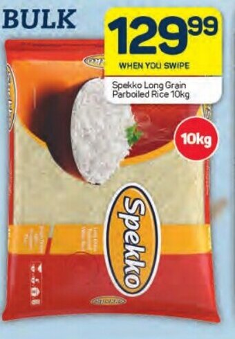 Pick n Pay Spekko Long Grain Parboiled Rice 10kg offer