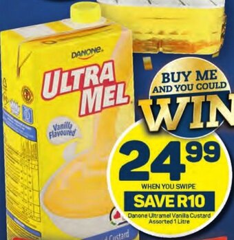Danone Ultramel Vanilla Custard Assorted 1 Litre