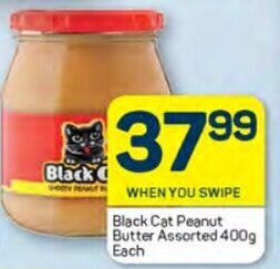 Pick n Pay Black Cat Peanut Butter Assorted 400g Each offer