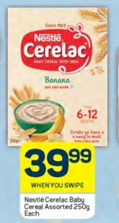 Pick n Pay Nestlé Cerelac Baby Cereal Assorted 250g Each offer