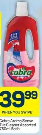 Pick n Pay Cobra Aroma Sense Tile Cleaner Assorted 750ml Each offer