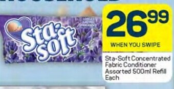 Pick n Pay Sta-Soft Concentrated Fabric Conditioner Assorted 500ml Refill Each offer